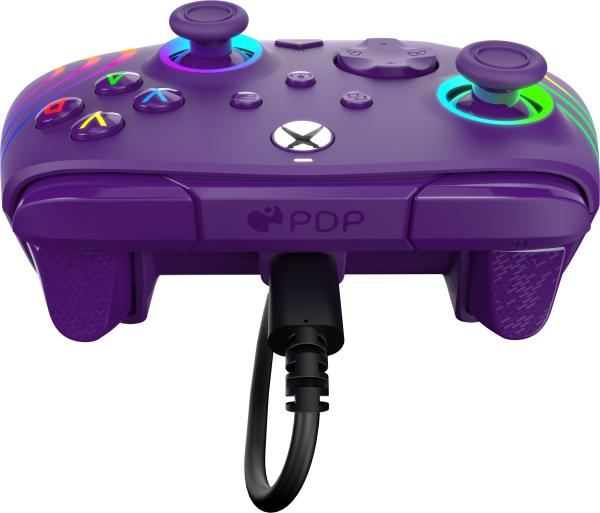 Pdp afterglow wave wired ctrl 049-024-pr xbox seriesx, purple - Pdp-049-024-pr-0708056071790-06.jpg