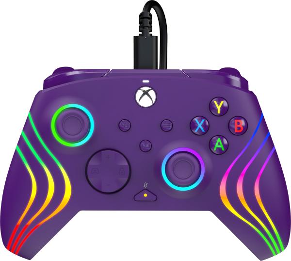 Pdp afterglow wave wired ctrl 049-024-pr xbox seriesx, purple - Pdp-049-024-pr-0708056071790