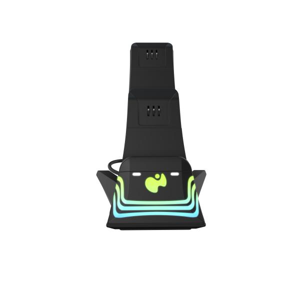 Pdp afterglowwave dual charger 049-033-bk xbox seriexx, black - Pdp-049-033-bk-0708056071875