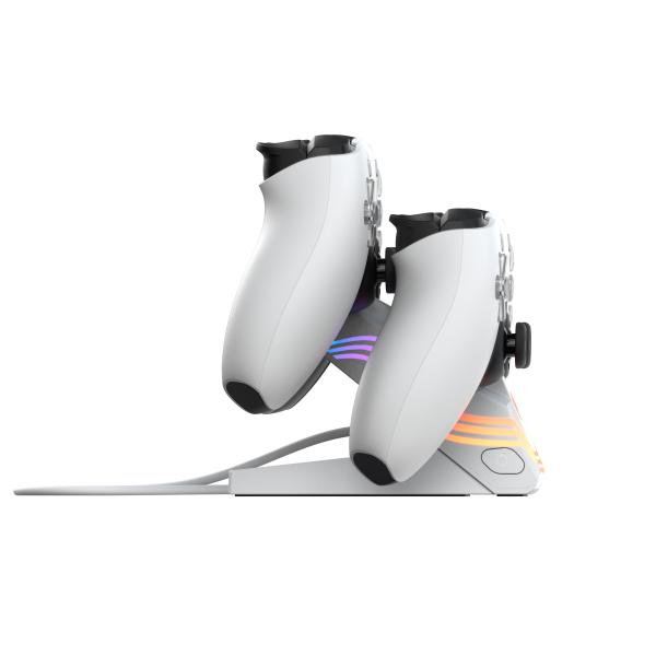 Pdp afterglowwave dual charger 052-022-wh ps5, white - Pdp-052-022-wh-0708056072568-05.jpg