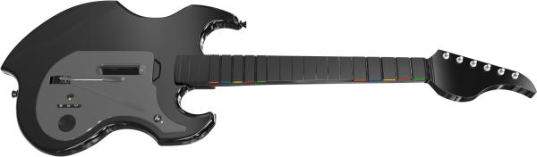 PDP Riffmaster Guitar controller 052-024-BK Wireless, PS5, Black