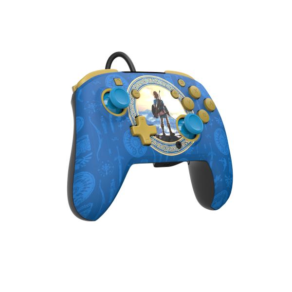 Pdp remacth wired controller 500-134-hlbl nsw,zelda,hyrule blue - Pdp-500-134-hlbl-0708056070830-02.jpg