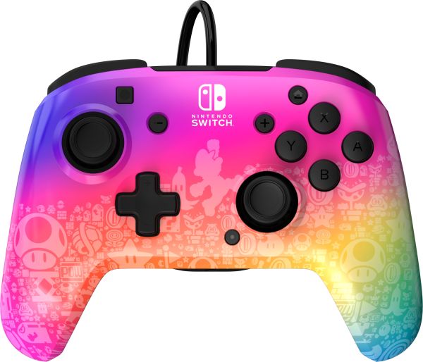 Pdp rematch wired controller 500-134-spctm nsw, star spectrum - Pdp-500-134-spctm-0708056069728