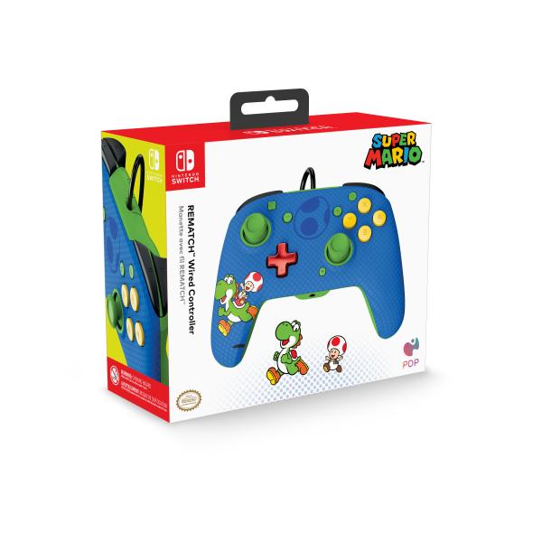 Pdp rematch wired controller 500-134-yoshi nsw, toad & yoshi - Pdp-500-134-yoshi-0708056069735-09.jpg