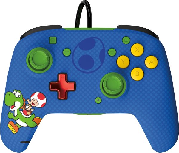Pdp rematch wired controller 500-134-yoshi nsw, toad & yoshi - Pdp-500-134-yoshi-0708056069735