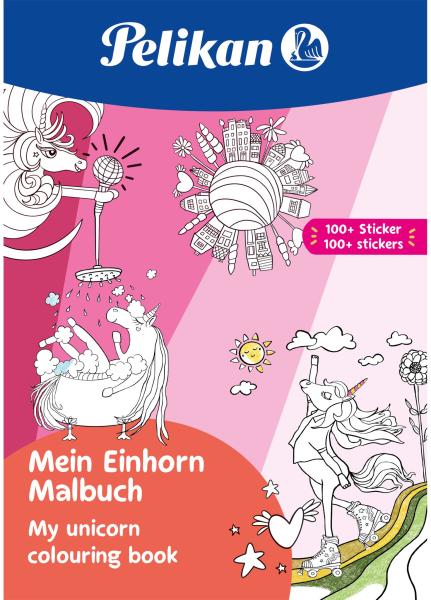 Pelikan malbuch mit stickern 101530 a4 100g/m2 - Pelikan-101530-4012700101532