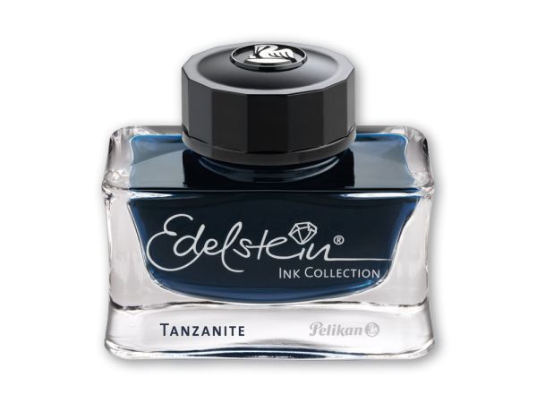 Pelikan tinte edelstein 50ml 339226 blau/schwarz - Pelikan-339226-4012700339225