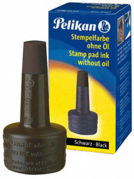 Pelikan stempelfarben 4 k 351197 schwarz - Pelikan-351197-4012700351197