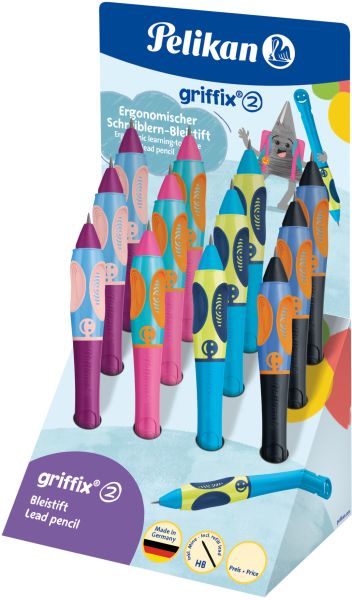 Pelikan display bleistift griffix 605496 4 farben 12 stk. - Pelikan-605496-4012700605498
