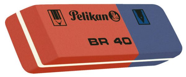 Pelikan radierer br 40 58x20x8mm 619569 - Pelikan-619569-4012700619563