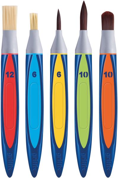 Pelikan pinselset griffix 700733 5-teilig 5 farben - Pelikan-700733-4012700700735-03.jpg