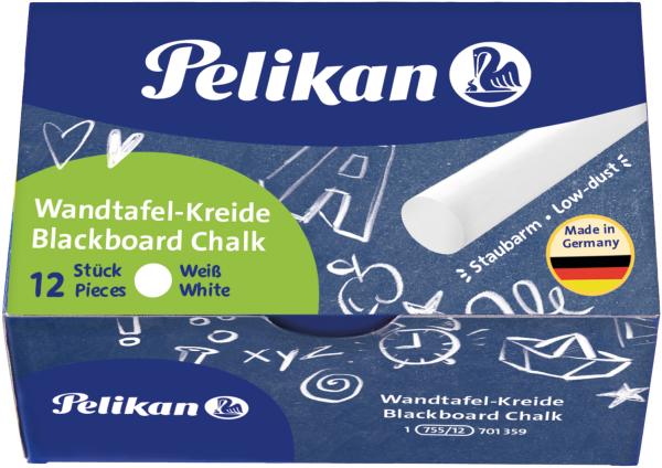 Pelikan tafelkreide 755/12 701359 weiss 12 stück - Pelikan-701359-4012700701350