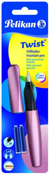 Pelikan füllhalter twist m 806268 girly rose - Pelikan-806268-4012700806260