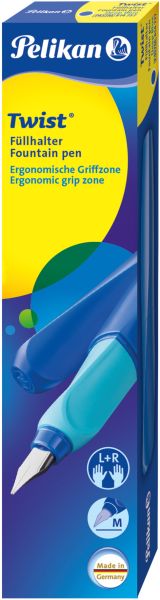 Pelikan füllhalter twist m 814737 deep blue - Pelikan-814737-4012700814739