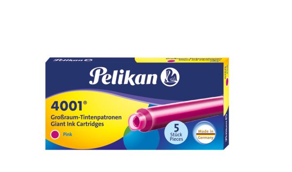 Pelikan tintenpatrone gtp/5 pink 5 stück - Pelikan-gtp-5-4012700310675