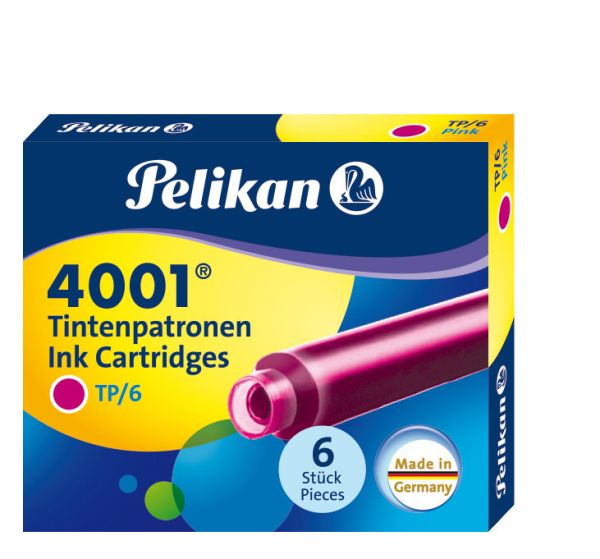 Pelikan tintenpatrone tp/6 pink 6 stück - Pelikan-tp-6-4012700321077