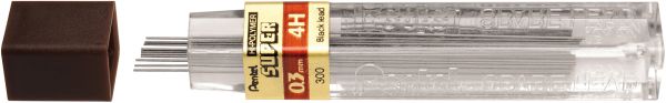 Pentel minen 4h 300-4h 0,3mm 12 stück - Pentel-300-4h-0072512007112
