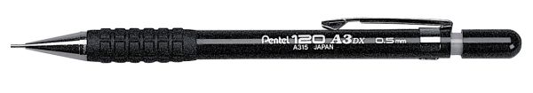 Pentel druckbleistift 0.5mm a315-ax schwarz - Pentel-a315-ax-0072512069677