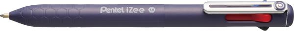 Pentel kugelschreiber izee 1mm bxc470-dv violett, 4 schriftfarben - Pentel-bxc470-dv-0884851059628