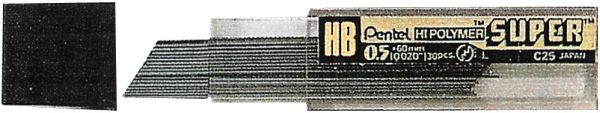 Pentel minen hb c25-hbxn 0,5mm 30 stück - Pentel-c25-hbxn-0072512007631
