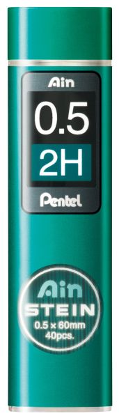 Pentel minen ainstein 2h c275-2ho 0,5mm 40 stück - Pentel-c275-2ho-4902506269287