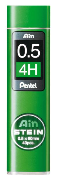 Pentel minen ainstein 4h c275-4h 0.5mm c275 40 stück - Pentel-c275-4h-4902506269300