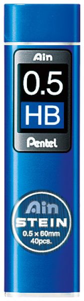 Pentel bleistiftmine ainstein 0.5mm c275-hbo schwarz/40 stück hb - Pentel-c275-hbo-4902506269249