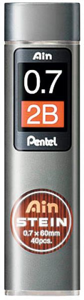 Pentel minen ainstein 2b c277-2bo 0,7mm 40 stück - Pentel-c277-2bo-4902506269331