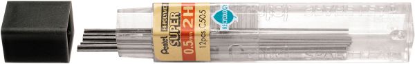 Pentel minen 2h c505-2h 0,5mm 12 stück - Pentel-c505-2h-3474370505163