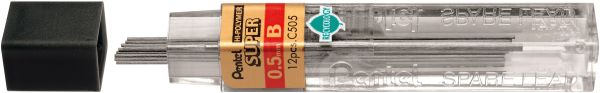Pentel minen b c505-b 0,5mm 12 stück - Pentel-c505-b-3474370505026