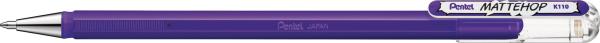 Pentel gel-tintenroller mattehop k110-vvx mattehop violett - Pentel-k110-vvx-0884851059888