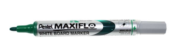 Pentel whiteboard marker maxiflo 4mm mwl5s-d grün - Pentel-mwl5s-d-3474377910748