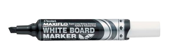Pentel whiteb. marker maxiflo 2/6mm mwl6-ao schwarz - Pentel-mwl6-ao-3474374600017