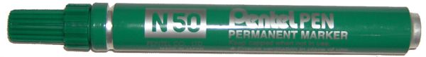 Pentel permanent marker 4,3mm n50-d grün - Pentel-n50-d-3474370750044