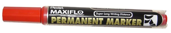 Pentel marker maxiflo 2-4,5mm nlf60-bo rot - Pentel-nlf60-bo-3474375060032
