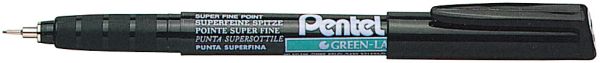 Pentel super fine green label 0,4mm nmf50-ao schwarz - Pentel-nmf50-ao-3474370350015