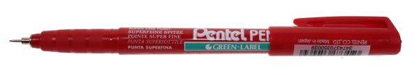 Pentel super fine green label 0,4mm nmf50-bo rot - Pentel-nmf50-bo-3474370350039