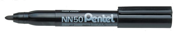 Pentel marker green label 1,5mm nn50-ao schwarz - Pentel-nn50-ao-3474370850010