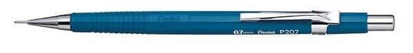 Pentel druckbleistift sharp 0.7mm p207-c blau mit radiergummi - Pentel-p207-c-3474372207003