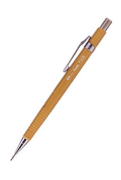 Pentel druckbleistift sharp 0.9mm p209-g gelb mit radiergummi hb - Pentel-p209-g-3474372209007-02.jpg