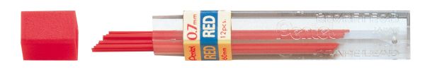 Pentel minen 0,7mm ppr-7 rot 12 stück - Pentel-ppr-7-0072512032305