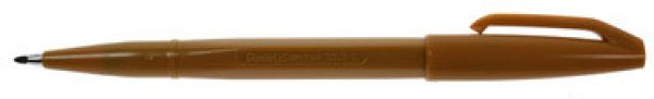 Pentel faserschreiber sign pen 2.0mm s520-y ocker - Pentel-s520-y-3474370520159
