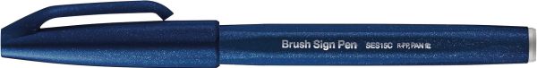 Pentel brush sign pen ses15c-ca stahlblau - Pentel-ses15c-ca-4902506365019