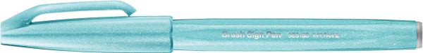 Pentel brush sign pen ses15c-s2 wasserblau - Pentel-ses15c-s2-4902506365088