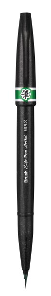 Pentel brush sign pen artist sesf30c-dx grün - Pentel-sesf30c-dx-0884851035707