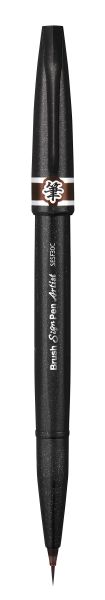 Pentel brush sign pen artist sesf30c-ex braun - Pentel-sesf30c-ex-0884851035714