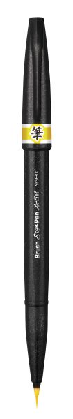 Pentel brush sign pen artist sesf30c-gx gelb - Pentel-sesf30c-gx-0884851035738