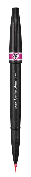 Pentel brush sign pen artist sesf30c-px pink - Pentel-sesf30c-px-0884851035752