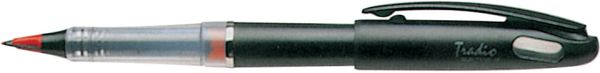 Pentel tradio stylo trj50-bo schwarz, schrift rot - Pentel-trj50-bo-3474370050038