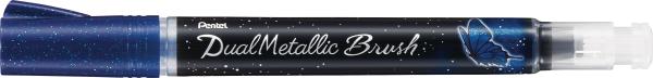 Pentel brushpen dual metallic xgfh-dc blau - Pentel-xgfh-dc-0884851056597-03.jpg